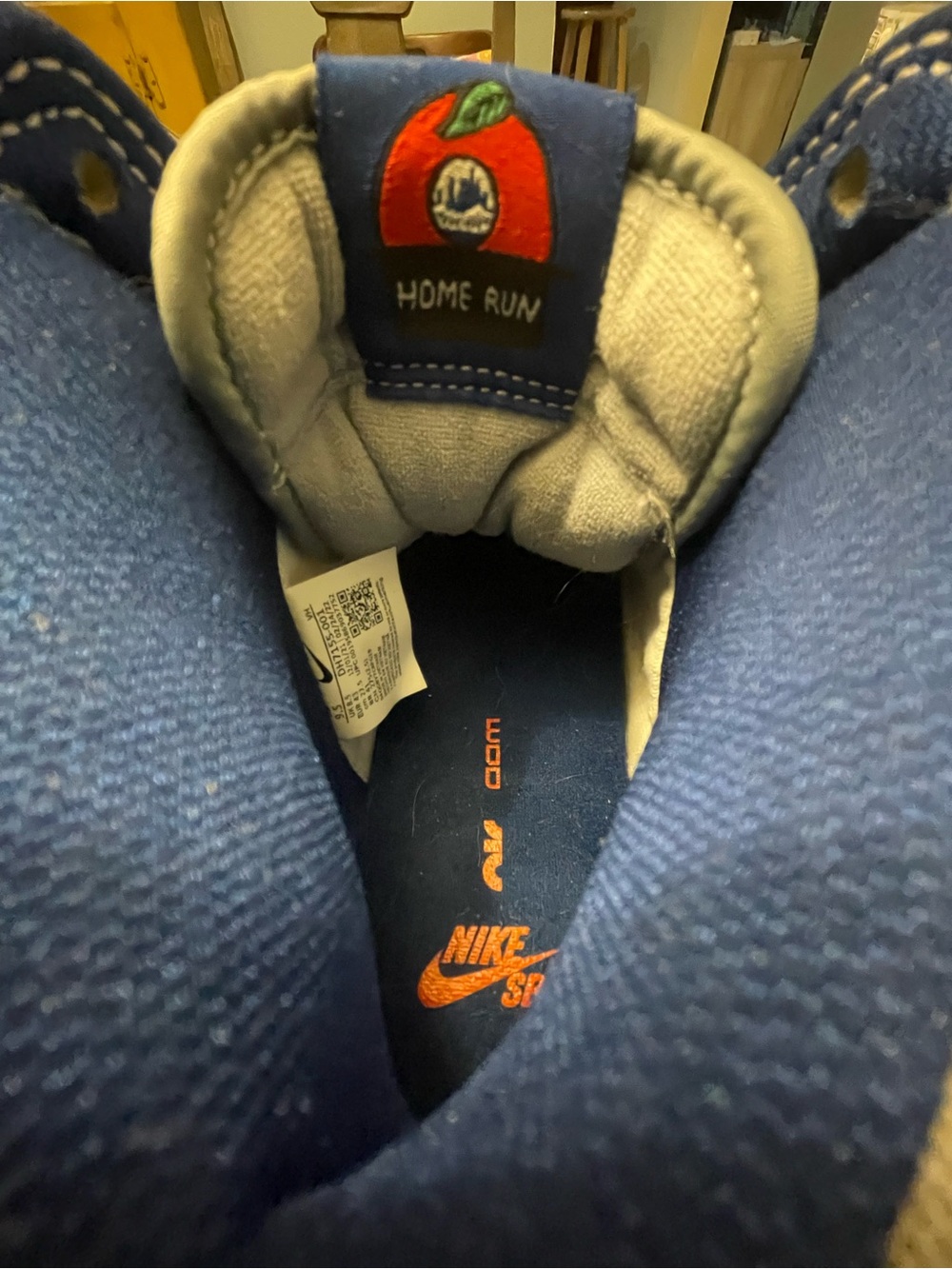 Nike SB Dunk High NY Mets. 9.5! Bubble Gum pack. No Box - Picture 5 of 7